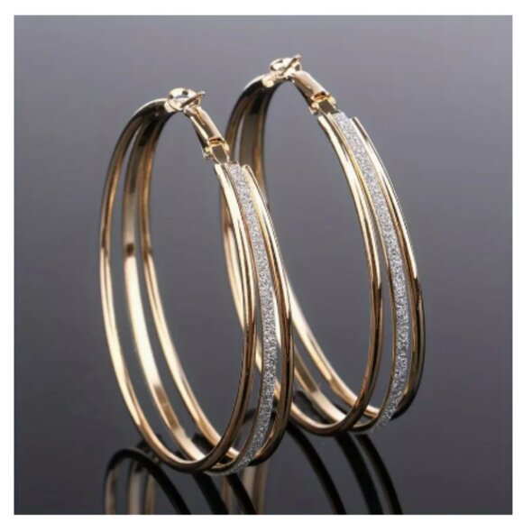 Jewelry - New Hoop Fashion Gold Earrings